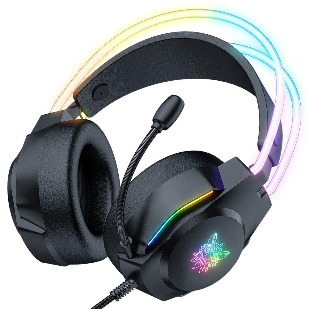 ONIKUMA X26 E-sports Gaming Headset with RGB Lighting Noise Reduction Wired Headphone