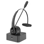 OY131 Single Ear Bluetooth-compatible Wireless Headphone Customer Service Call Center Headset with Charging Base