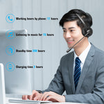 OY131 Single Ear Bluetooth-compatible Wireless Headphone Customer Service Call Center Headset with Charging Base