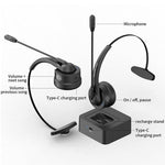 OY131 Single Ear Bluetooth-compatible Wireless Headphone Customer Service Call Center Headset with Charging Base