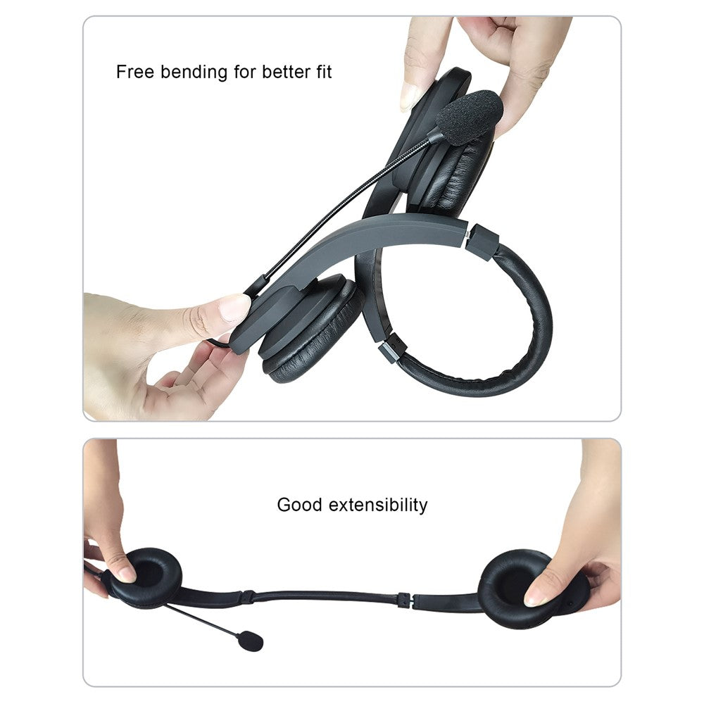 OY631 Bluetooth-kompatibelt 5.3 Headset Kundeservice Hovedtelefon med Mikrofon Støjreducerende Trådløst Headset til Lastbilchauffører