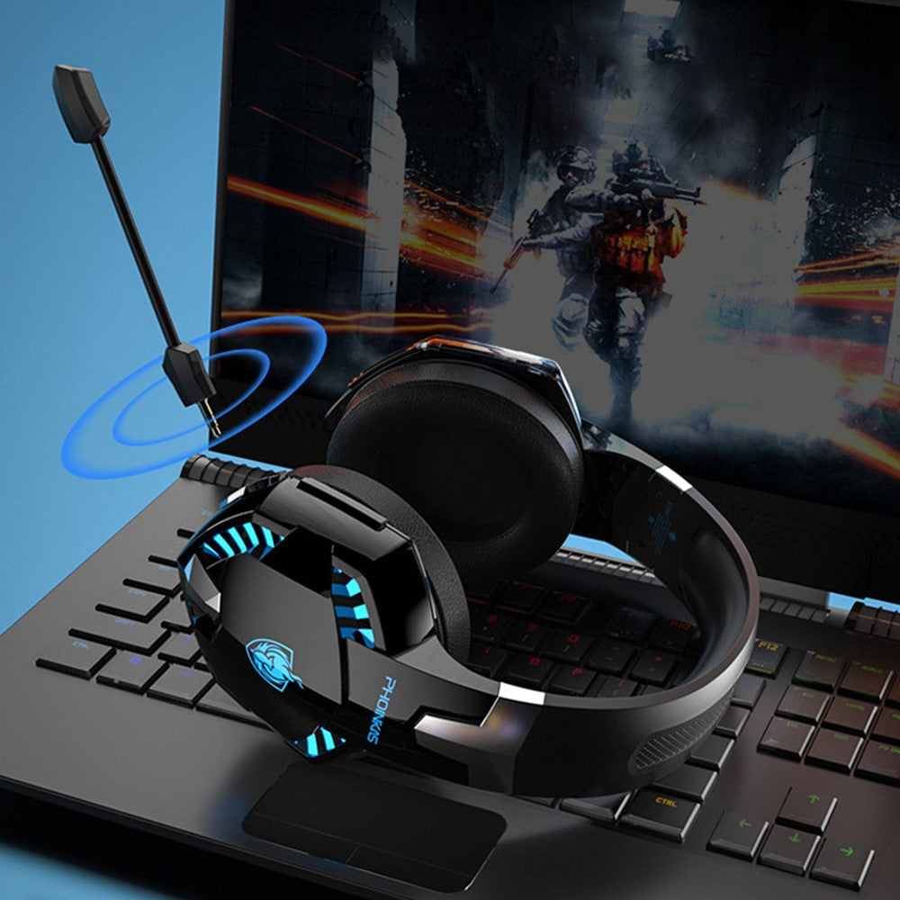 KOTION EACH G2000PRO Bluetooth-compatible 5.2 Headset Over-Ear HiFi Stereo Wireless Wired Gaming Headphone