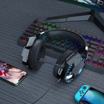 KOTION EACH G2000PRO Bluetooth-compatible 5.2 Headset Over-Ear HiFi Stereo Wireless Wired Gaming Headphone