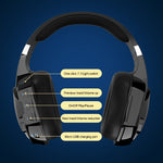 KOTION EACH G2000PRO Bluetooth-compatible 5.2 Headset Over-Ear HiFi Stereo Wireless Wired Gaming Headphone