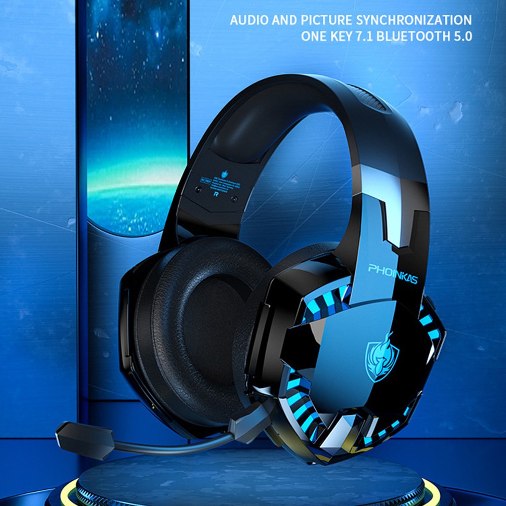 KOTION EACH G2000PRO Bluetooth-compatible 5.2 Headset Over-Ear HiFi Stereo Wireless Wired Gaming Headphone