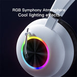 KE-29 Over-ear Trådløst Bluetooth-kompatibelt Headset RGB Lys Gaming Musik Hovedtelefon med Mikrofon