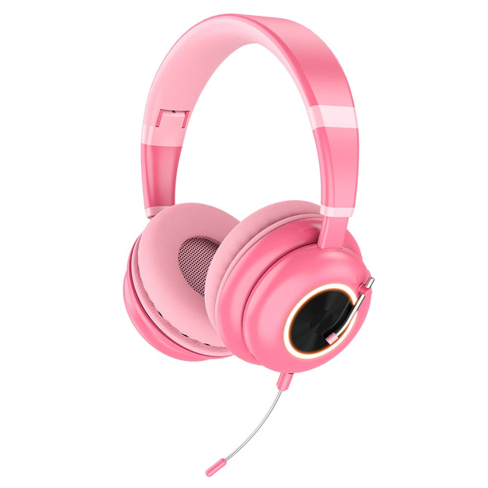 KE-29 Over-ear Trådløst Bluetooth-kompatibelt Headset RGB Lys Gaming Musik Hovedtelefon med Mikrofon