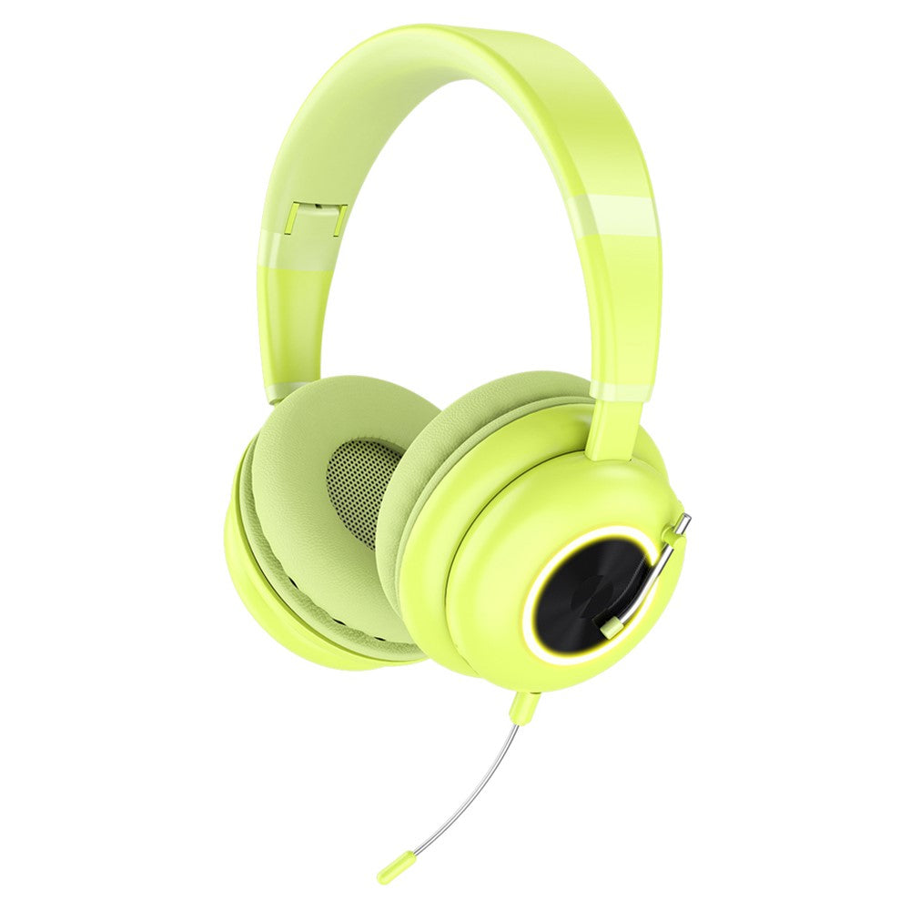 KE-29 Over-ear Trådløst Bluetooth-kompatibelt Headset RGB Lys Gaming Musik Hovedtelefon med Mikrofon