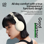 BT037 Bluetooth-compatible Noise Cancelling Headphones Over Ear ANC Wireless Deep Bass Headset