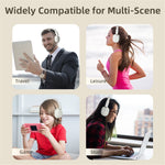 SY-T2 Wireless Over-Ear Bluetooth-compatible Headphone Foldable Headset with Built-In Noise Cancelling Microphone