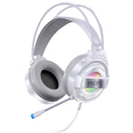 YINDIAO Q3 LED-belyst Gaming Headset E-sport USB + Dobbelt 3,5 mm AUX Kablede Hovedtelefoner
