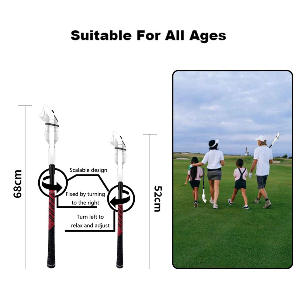 WOLMTT For Meta Quest 3 VR Golfkølle-controller Ergonomisk grebspind Håndtag