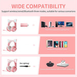 SOMIC GS510 Bluetooth-compatible / 2.4Ghz / 3.5mm Wired 3-Mode Gaming Headset with RGB Lights