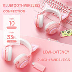 SOMIC GS510 Bluetooth-compatible / 2.4Ghz / 3.5mm Wired 3-Mode Gaming Headset with RGB Lights