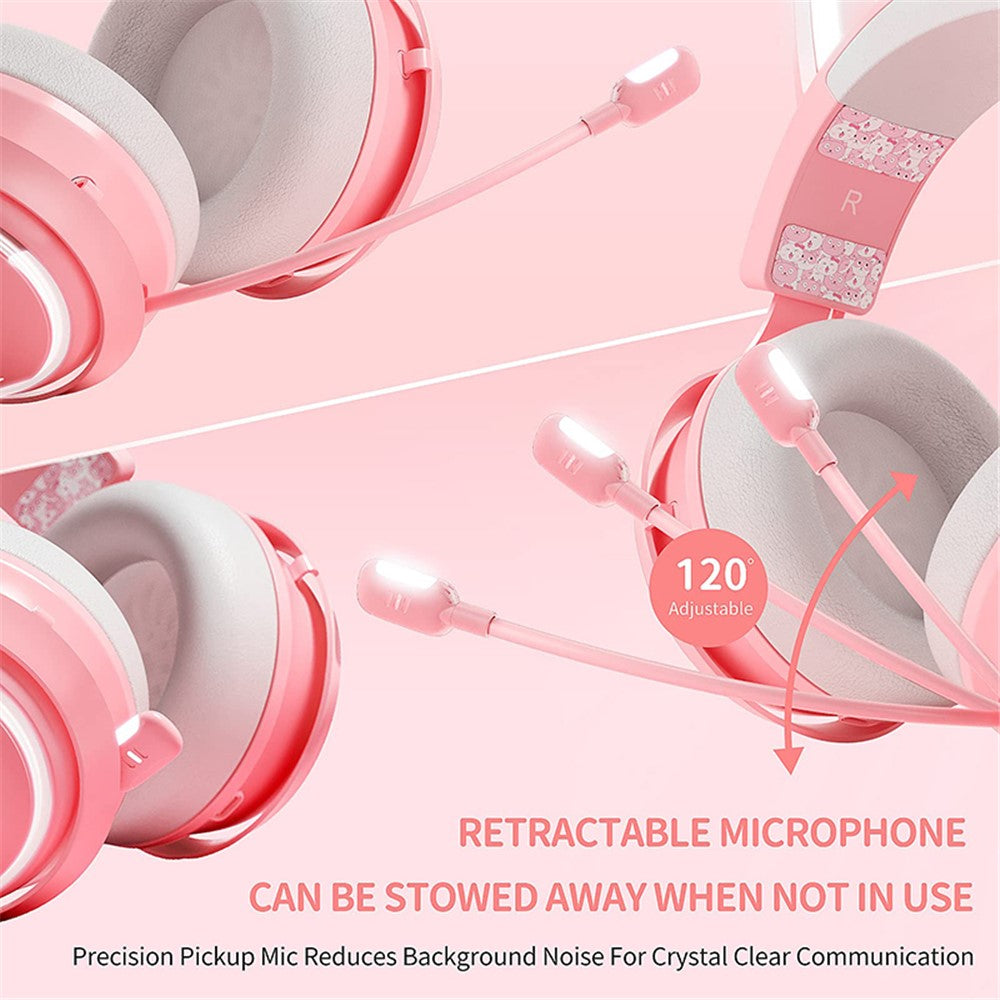 SOMIC GS510 Bluetooth-compatible / 2.4Ghz / 3.5mm Wired 3-Mode Gaming Headset with RGB Lights