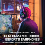 ONIKUMA X22 Over-Ear RGB Gaming Headset with Noise-Canceling Microphone