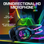ONIKUMA X22 Over-Ear RGB Gaming Headset with Noise-Canceling Microphone