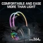 ONIKUMA X22 Over-Ear RGB Gaming Headset with Noise-Canceling Microphone