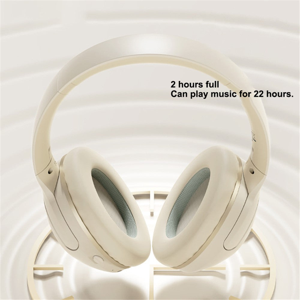 ROCK O3 Wireless On-Ear Headphones Bluetooth-compatible Stereo Headset Over Ear Noise Canceling