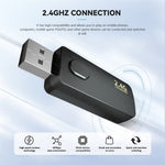 2.4G Trådløs Hovedtelefon ANC Headset Bluetooth-kompatibel Musik Gaming Hovedtelefon