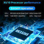 AMPOWN XU10 128GB Spillekonsol Vintage Dobbelt Joy-Pad Håndholdt Spillemaskine