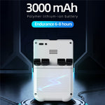 AMPOWN XU10 128GB Spillekonsol Vintage Dobbelt Joy-Pad Håndholdt Spillemaskine