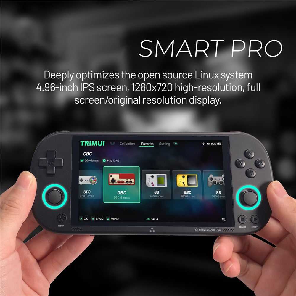 ANBERNIC Retro Handheld Game Console Built-In 26+ Emulator Console (With 128G Memory Card, English Version)