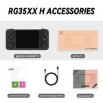 ANBERNIC RG35XXH Linux System 3.5-inch IPS Screen Retro Game Console with HD Output (English Version), 64+128G
