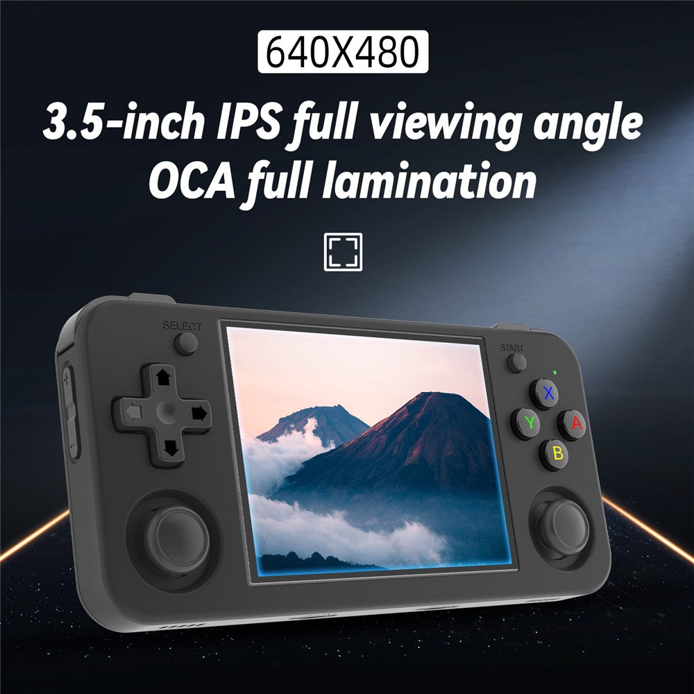 ANBERNIC RG35XXH Linux System 3.5-inch IPS Screen Retro Game Console with HD Output (English Version), 64+128G