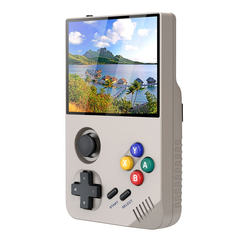 AMPOWN M19 3,5-tommer IPS-skærm Retro Håndholdt Spillekonsol 3D Rocker Arcade Gamepad, uden Hukommelseskort