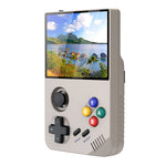 AMPOWN M19 3.5-inch IPS Screen Retro Handheld Game Console 3D Rocker Arcade Gamepad (English Version), with 64G TF Card