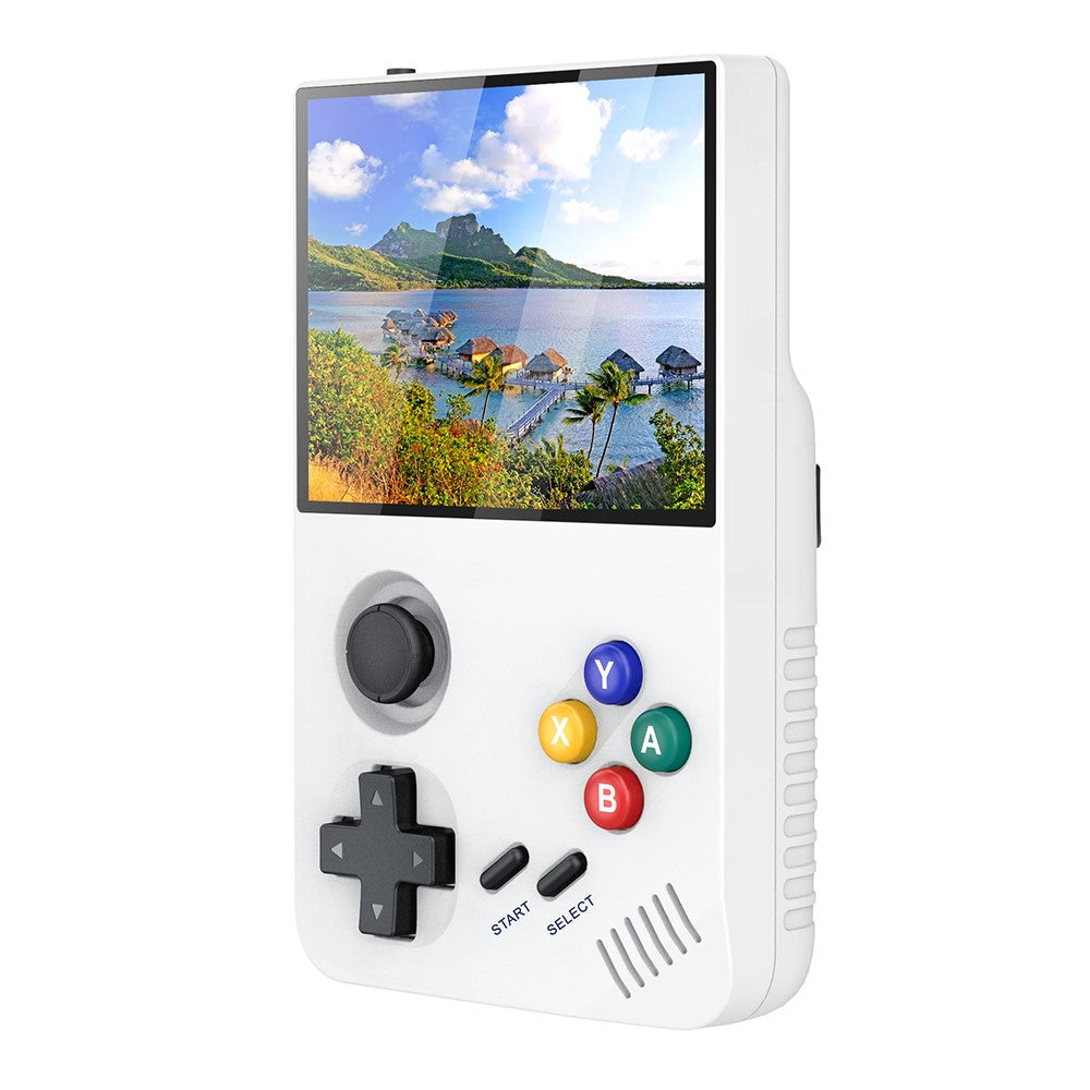 AMPOWN M19 3.5-inch IPS Screen Retro Handheld Game Console 3D Rocker Arcade Gamepad (English Version), with 128G TF Card