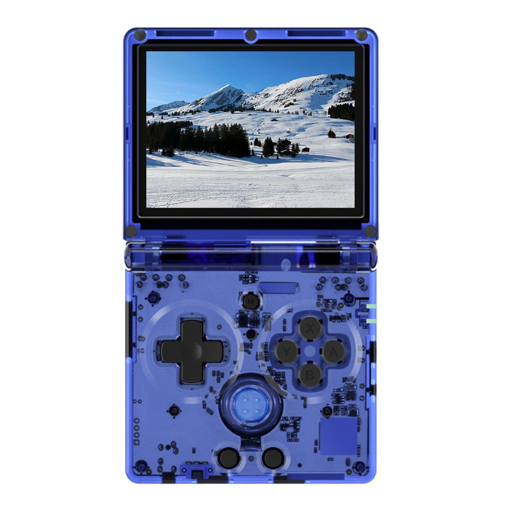 ANBERNIC RG35XXSP 3.5-inch Screen Flip Handheld Gaming Machine 64G Wireless Game Console with 128G TF Card (English Version)