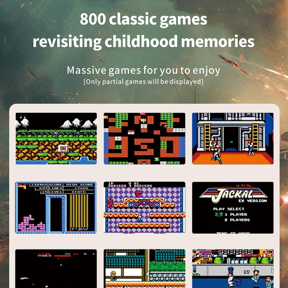 Q8 Kid's Retro Handheld Game Console Built-in 800 Games