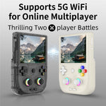 ANBERNIC RG406V Håndholdt Spillekonsol 4 tommer 960*720P IPS Touchskærm 128G Android 13 Spillekonsol med 128G Kort