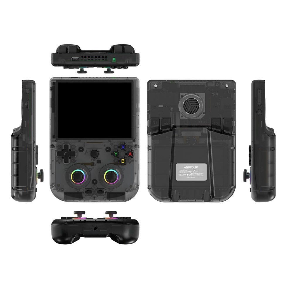 ANBERNIC RG406V Håndholdt Spillekonsol 4 tommer 960*720P IPS Touchskærm 128G Android 13 Spillekonsol med 128G Kort