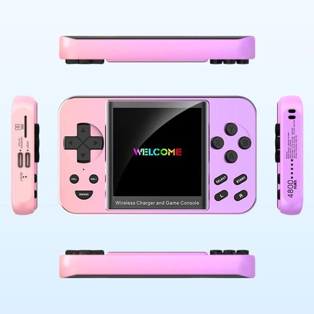 L9 Portable Handheld Video Game Console Phone Magnetic Wireless Charger Power Bank