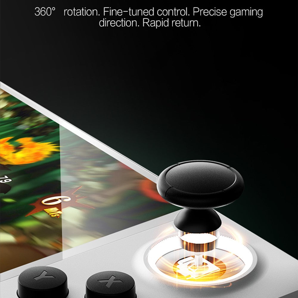 E6 5-inch Screen Portable Handheld Video Game Console Android System E-Sports Game Machine (Without Card and Games)