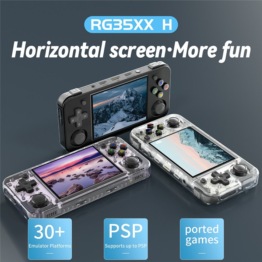 ANBERNIC RG35XXH Open Source Handheld Game Console Wireless Controller with 32GB + 128GB TF Card
