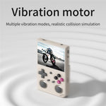 ANBERNIC G350 64G Retro Handheld Game Console 3.5 Inch IPS Screen Wired Controller with 128GB TF Card