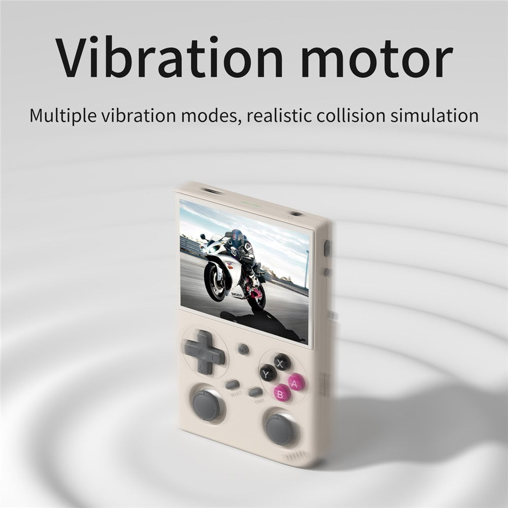 ANBERNIC G350 64G Retro Handheld Game Console 3.5 Inch IPS Screen Wired Controller with 128GB TF Card