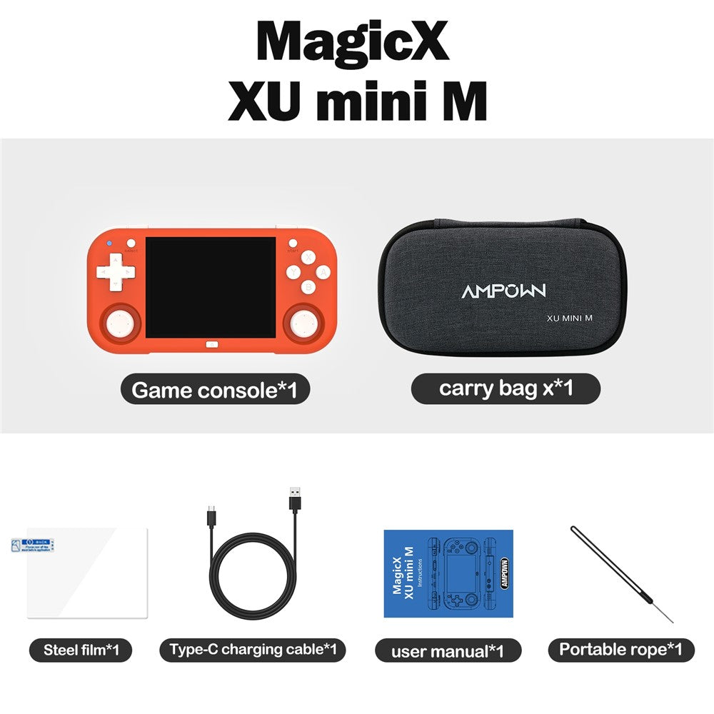 AMPOWN Magicx XU Mini M 128GB Portable Handheld Game Console Open Source High Definition Gaming Machine