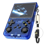 R36xx Handheld Game Console 3.5 Inch Screen Retro Arcade Gaming Controller, WiFi Version / 64G TF Card