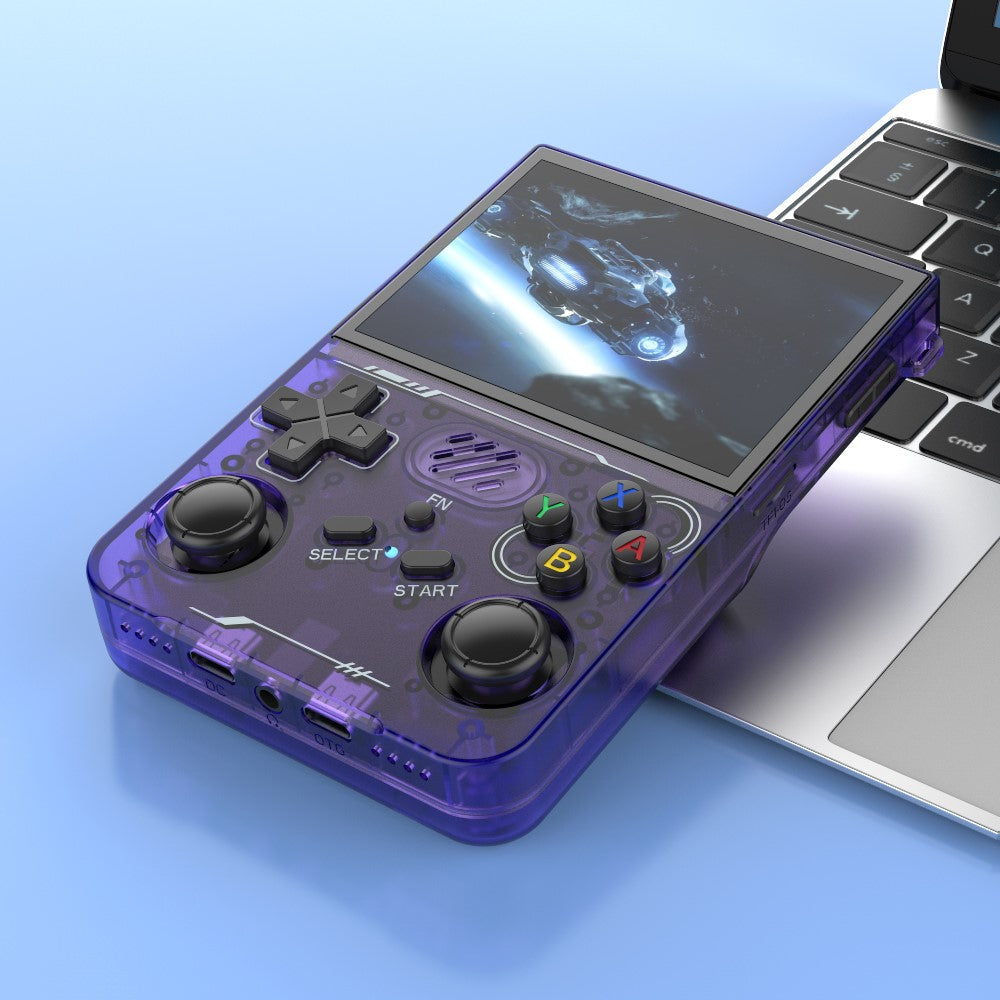 R36xx Handheld Game Console 3.5 Inch Screen Retro Arcade Gaming Controller, WiFi Version / No TF Card