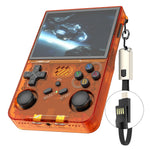 R36xx Handheld Game Console 3.5 Inch Screen Retro Arcade Gaming Controller, WiFi Version / No TF Card