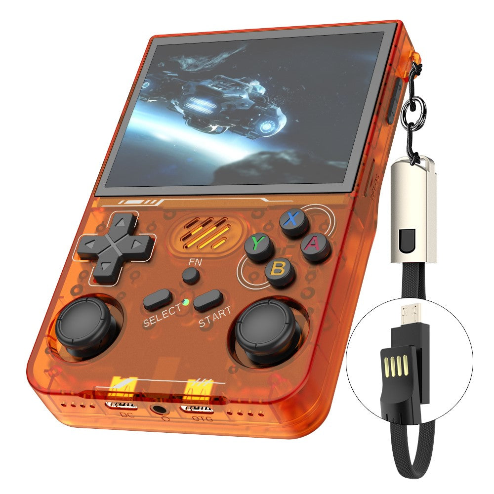 R36xx Handheld Game Console 3.5 Inch Screen Retro Arcade Gaming Controller, WiFi Version / No TF Card