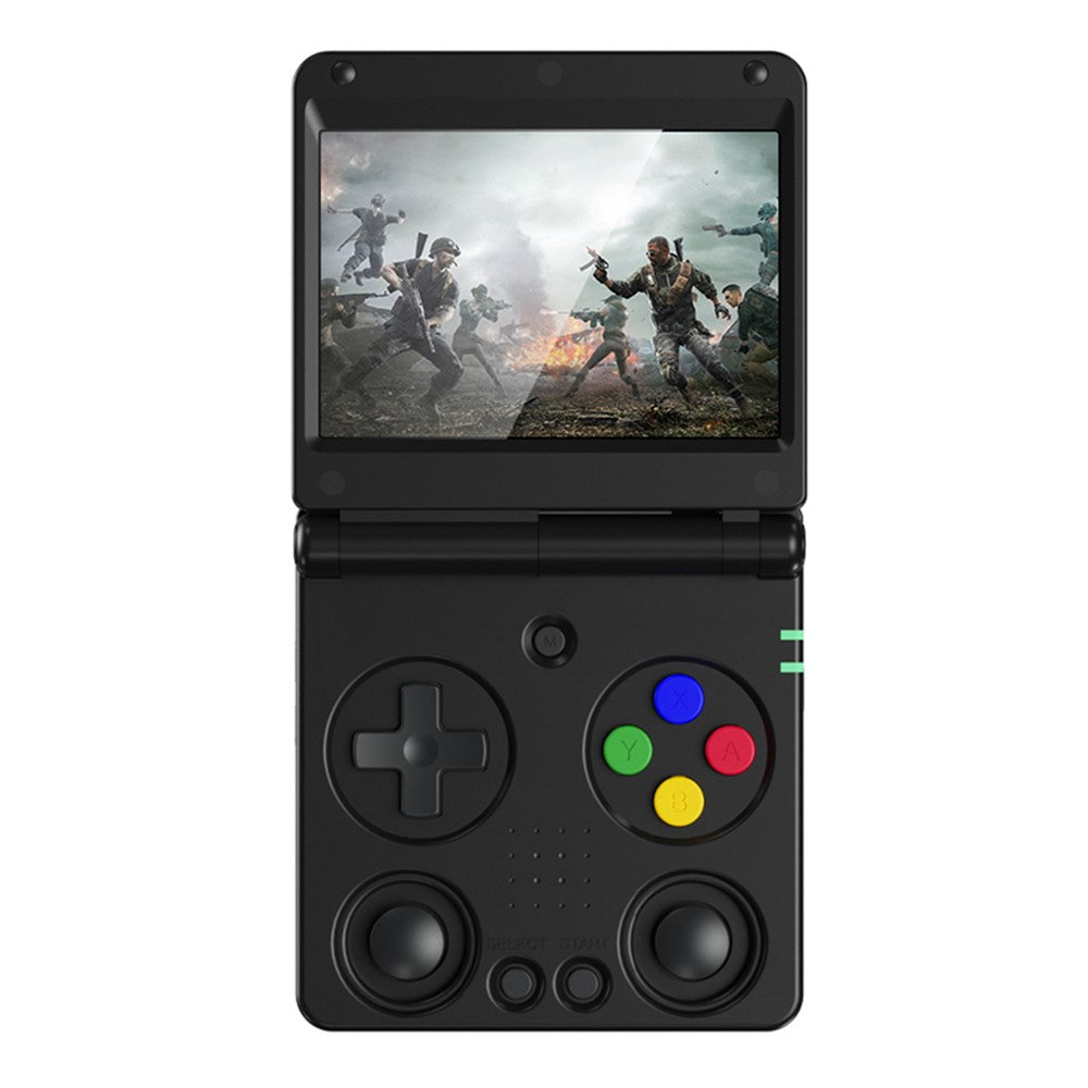 AMPOWN RG34XXSP 3.4 Inch IPS Screen Retro Handheld Game Console 64GB Foldable Wireless Gamepad, without TF Card