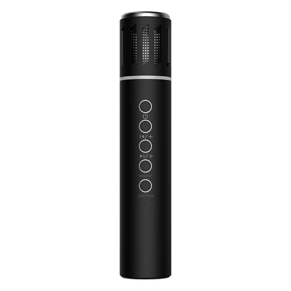 K20 2 in 1 Karaoke Microphone Wireless Bluetooth-Compatible Speaker with Colorful LED Light