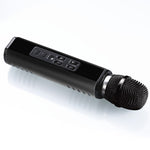 K6 2-i-1 trådløs mikrofon Bluetooth-kompatibel højttaler med LED-lys HiFi-lyd Rumklangseffekt Karaokemaskine