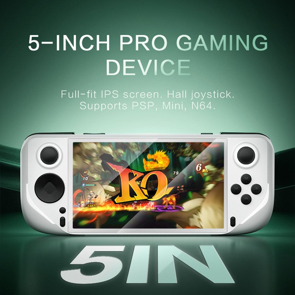 E6 Handheld Game Console 5 Inch Screen Android Dual Player Competitive Gaming Machine with 128GB Card